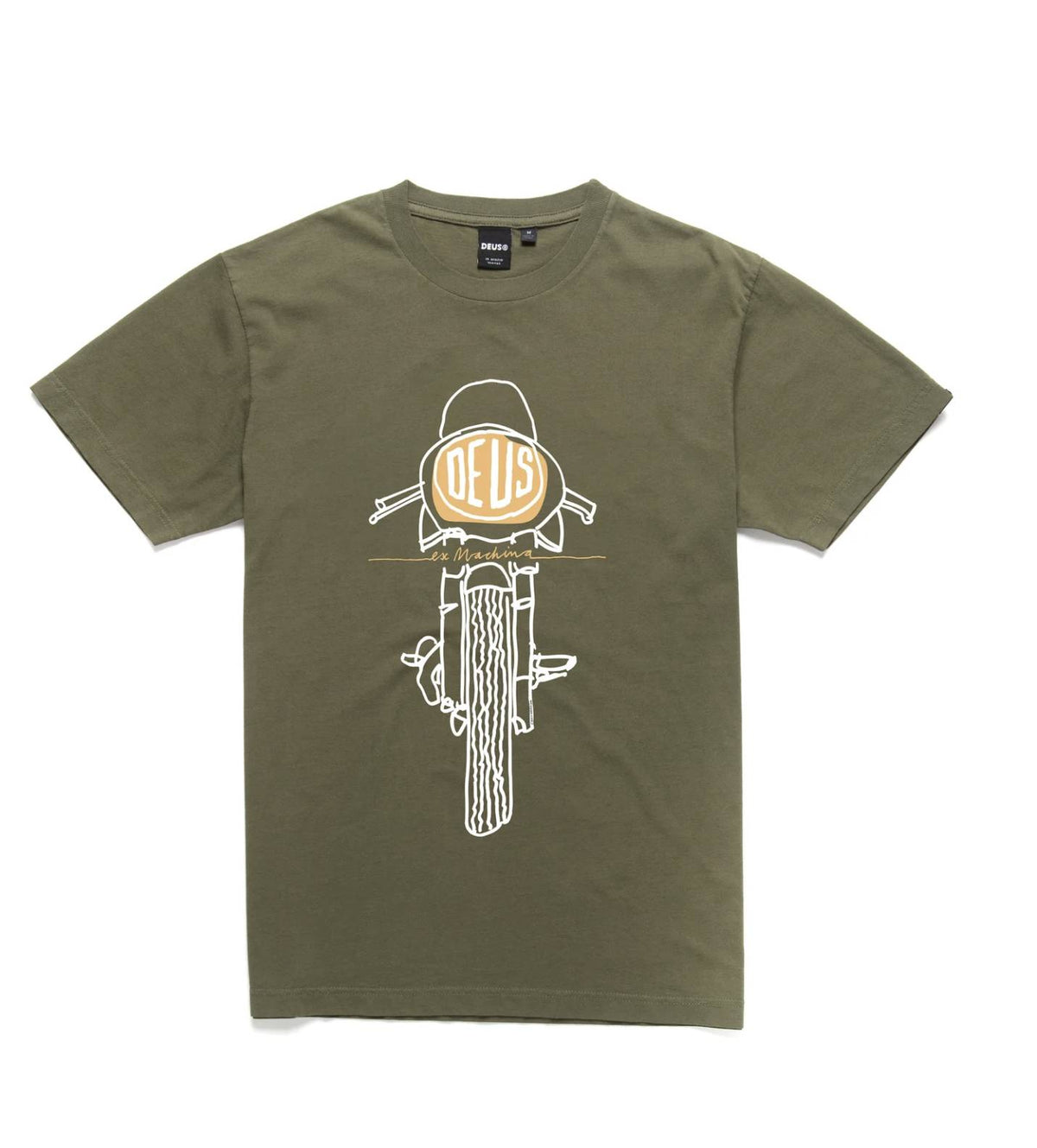 T-shirt DEUS EX MACHINA Frontal - Forest Green
