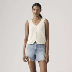 Gilet LEVI'S Mini Helen in Bouclè 005AB-0000 - Tofu Cotton