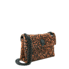 Borsa KURT GEIGER LEATHER MINI KENSINGTON - Brown