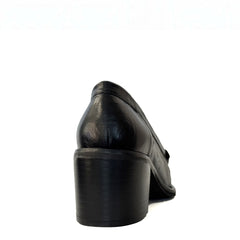 Mocassino con tacco JULIE DEE MW000 - Nero
