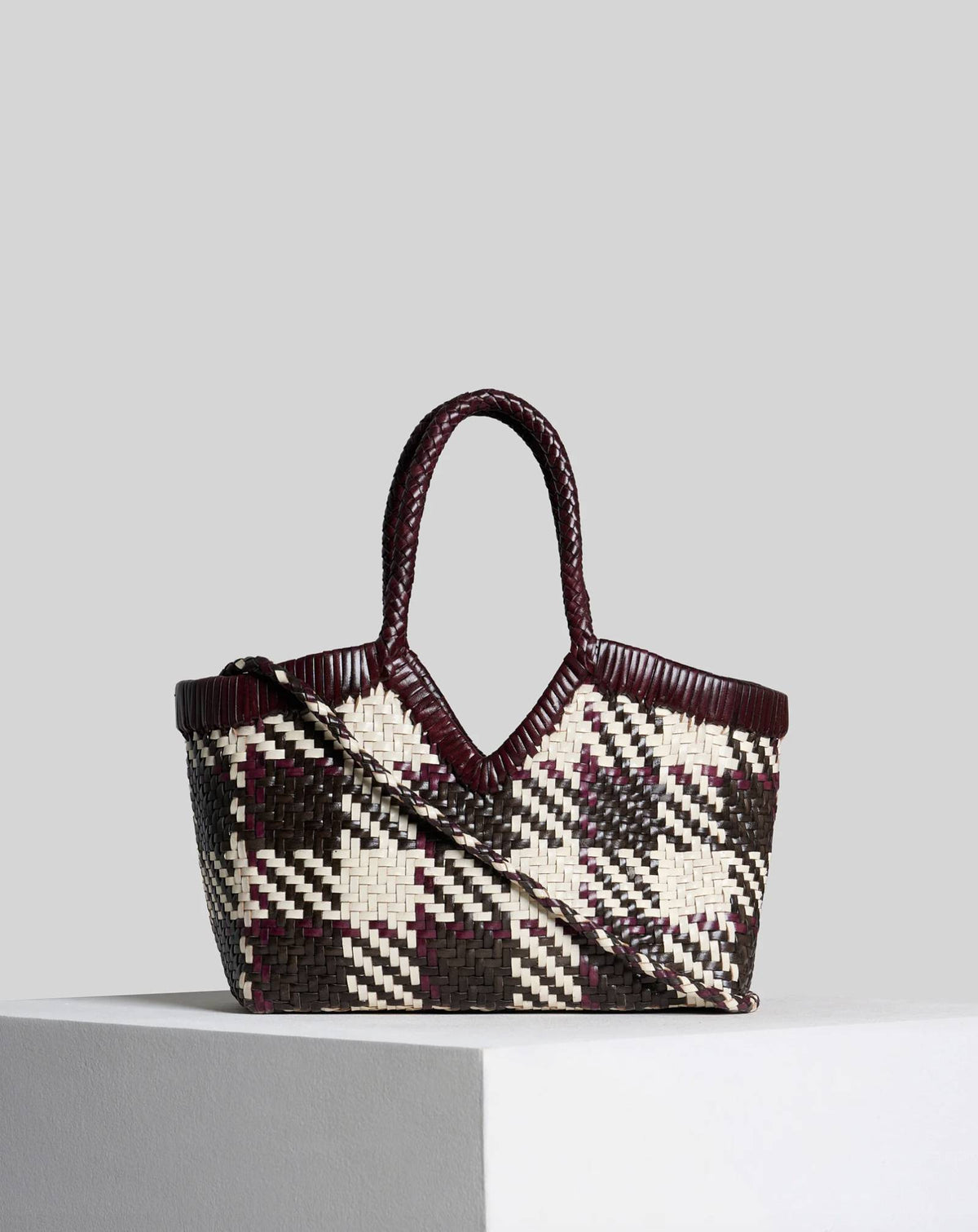 Borsa VIPERA MONET MADRAS - Ivory/Fog/Barolo