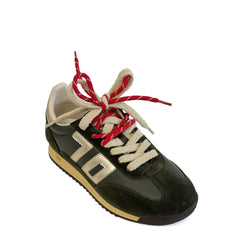 Sneaker BACK 70 JOGGER N101 - Spongy Nappa Forest/Gold