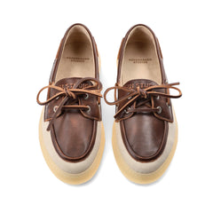 Mocassino COPENHAGEN CPH160 Material Mix - Brown/Cream
