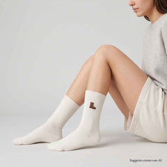 Calze UGG CLASSIC CREW 3 PACK  1181414 - Sand