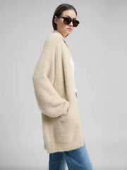 Cardigan lungo REPLAY DK3917.000.G23916. 022 - Panna