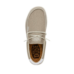 Sneaker HEY DUDE Wally Braided 40003 - White