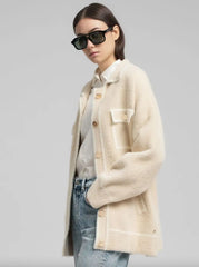 Cardigan Fuzzy REPLAY DK3914.000.G23908. 010 - Beige