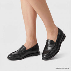 Mocassini OVYE ROSY - Nappa Nero