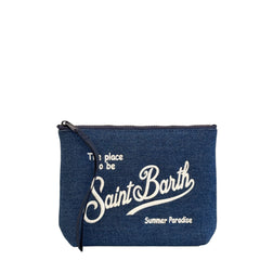 Pochette SAINT BARTH ALINE -  Denim Emb 01334H