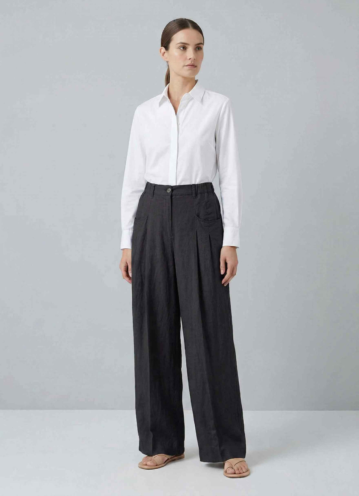 Pantalone lungo WHITE SAND 26SD18 289 999 - Nero