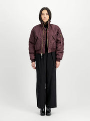 Giubbotto ALPHA INDUSTRIES MA-1 Cropped - Dark Cherry