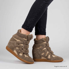 Sneaker STEVE MADDEN MAVIS - Taupe Suede