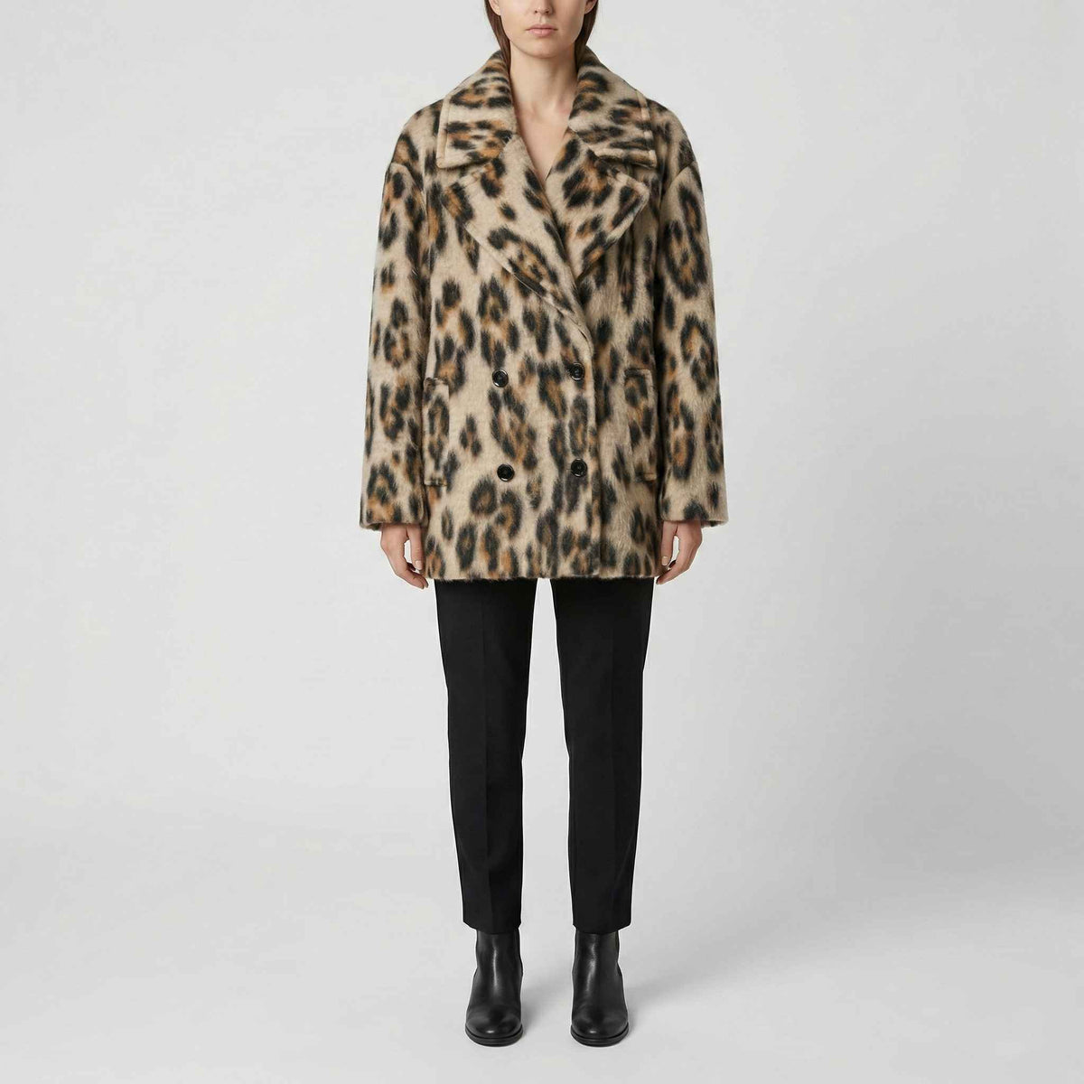 Cappotto doppiopetto GAELLE PARIS GAABW06564 - Maculato