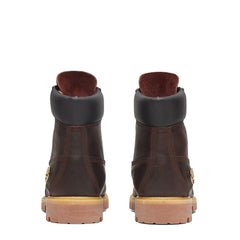 Stivale TIMBERLAND Premium 6 Inch Lace Up Waterproof - Brown Full Grain