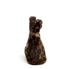 Borsa a mano SAINT BARTH VANITY MINI SOFT FUR - Leopard 00291I