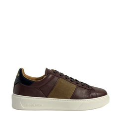 Sneaker WOOLRICH Classic Court Camoscio - Marrone/Taupe