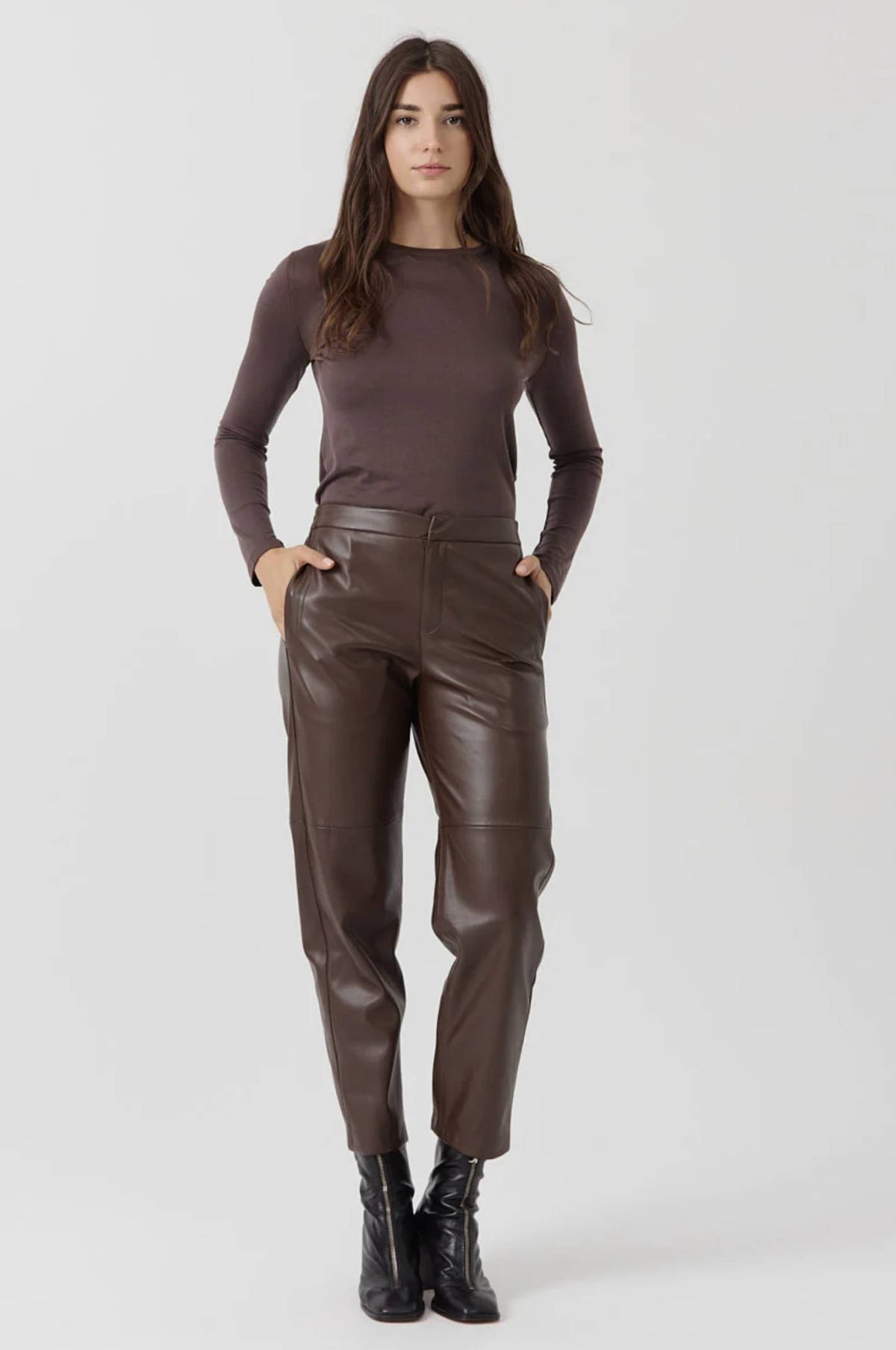 Pantalone ARTLOVE JORDANA - Brown