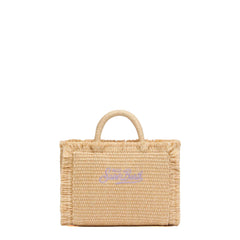 Borsa a mano SAINT BARTH VANITY MINI STRAW 02748L - Strass Multi