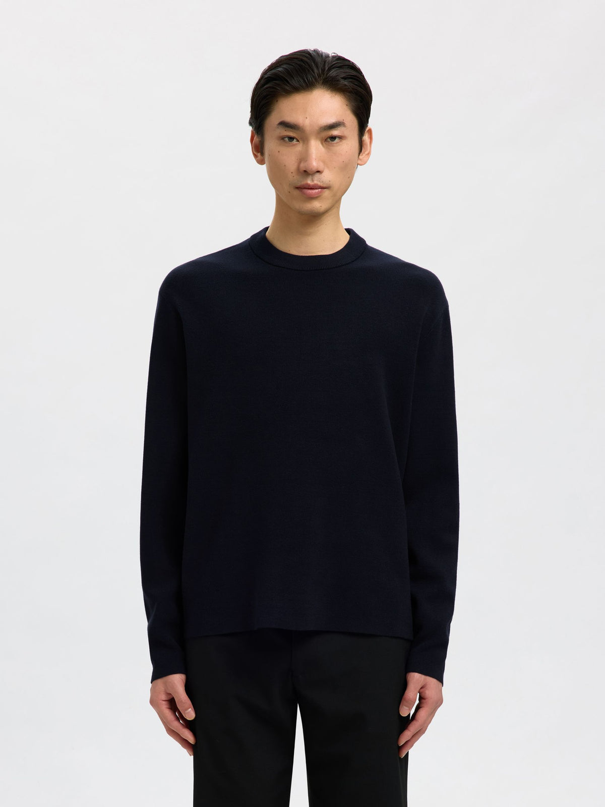 Maglioncino Crew Neck SELECTED 16099570 - Sky Captain