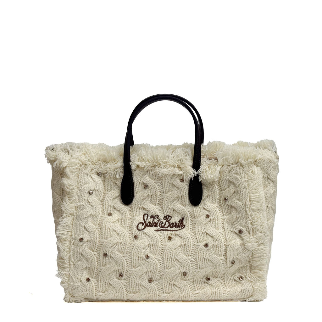 Acquista MC2 Saint Barth Key bag borsa in cotone - Nero su Acquista MC2 Saint Barth Key bag borsa in cotone - Nero su