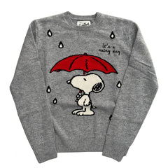 Maglione girocollo SAINT BARTH NEW QUEEN - Snoopy Loves Rain 00438I