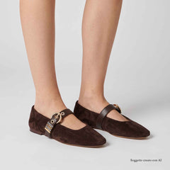 Ballerina STEVE MADDEN LUCIA - Brown Suede
