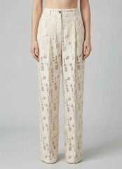 Pantalone lungo WHITE SAND 26SD03 372 04 - Panna
