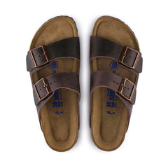 Ciabatta BIRKENSTOCK Arizona Oiled Leather 452763 - Habana