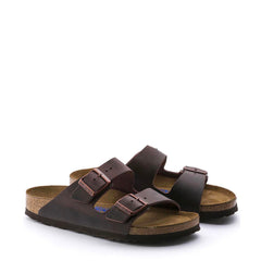 Ciabatta BIRKENSTOCK Arizona Oiled Leather 452763 - Habana