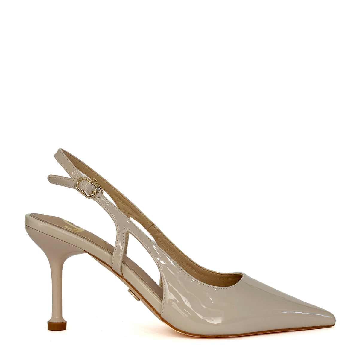 Décolleté GOLD&GOLD GD411 Vernice - Beige