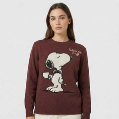 Maglione SAINT BARTH NEW QUEEN - Snoopy Caffè 04144I