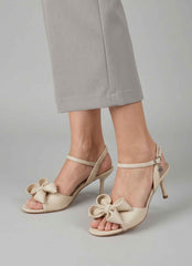 Sandalo con tacco GOLD&GOLD FG02 - Nude