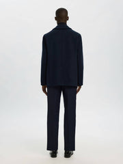 Cappotto SELECTED Wool Blend 16098265 - Sky Captain