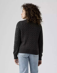 Pullover Boyfriend Cable Crew LEVI'S 0037S-0008 - Pirate Black