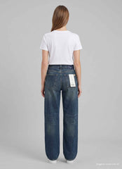 Jeans THE NIM TORI Woman High Rise - Used Med Dark Blue