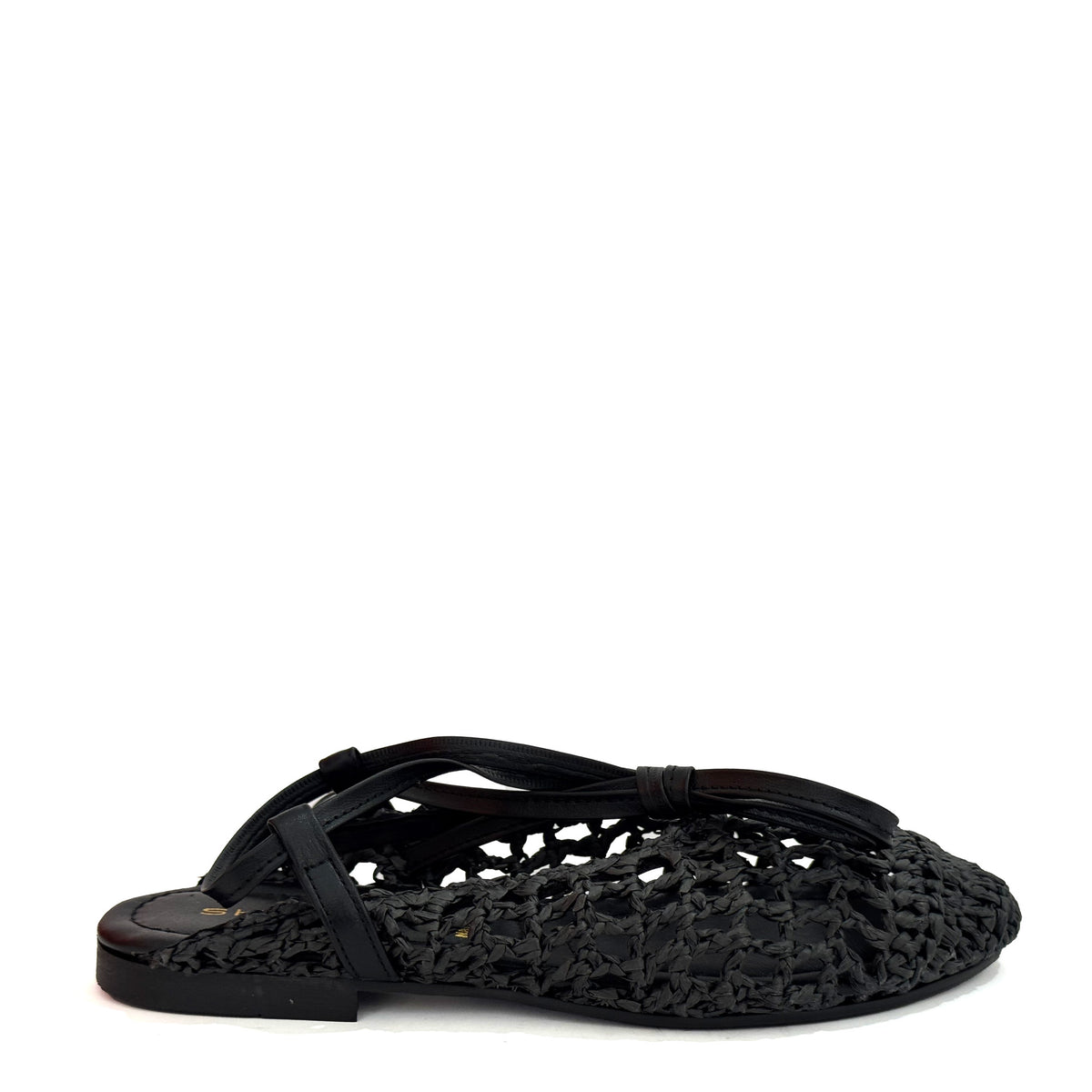Ballerina SHADDY 251376 rafia - Black