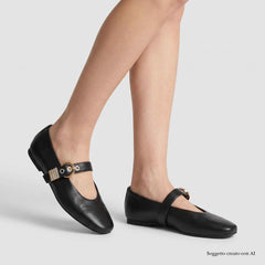 Ballerina STEVE MADDEN LUCIA - Black Leat