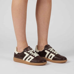 Sneaker BACK 70 CLOUD L001 - Lizard Coffee/Butter