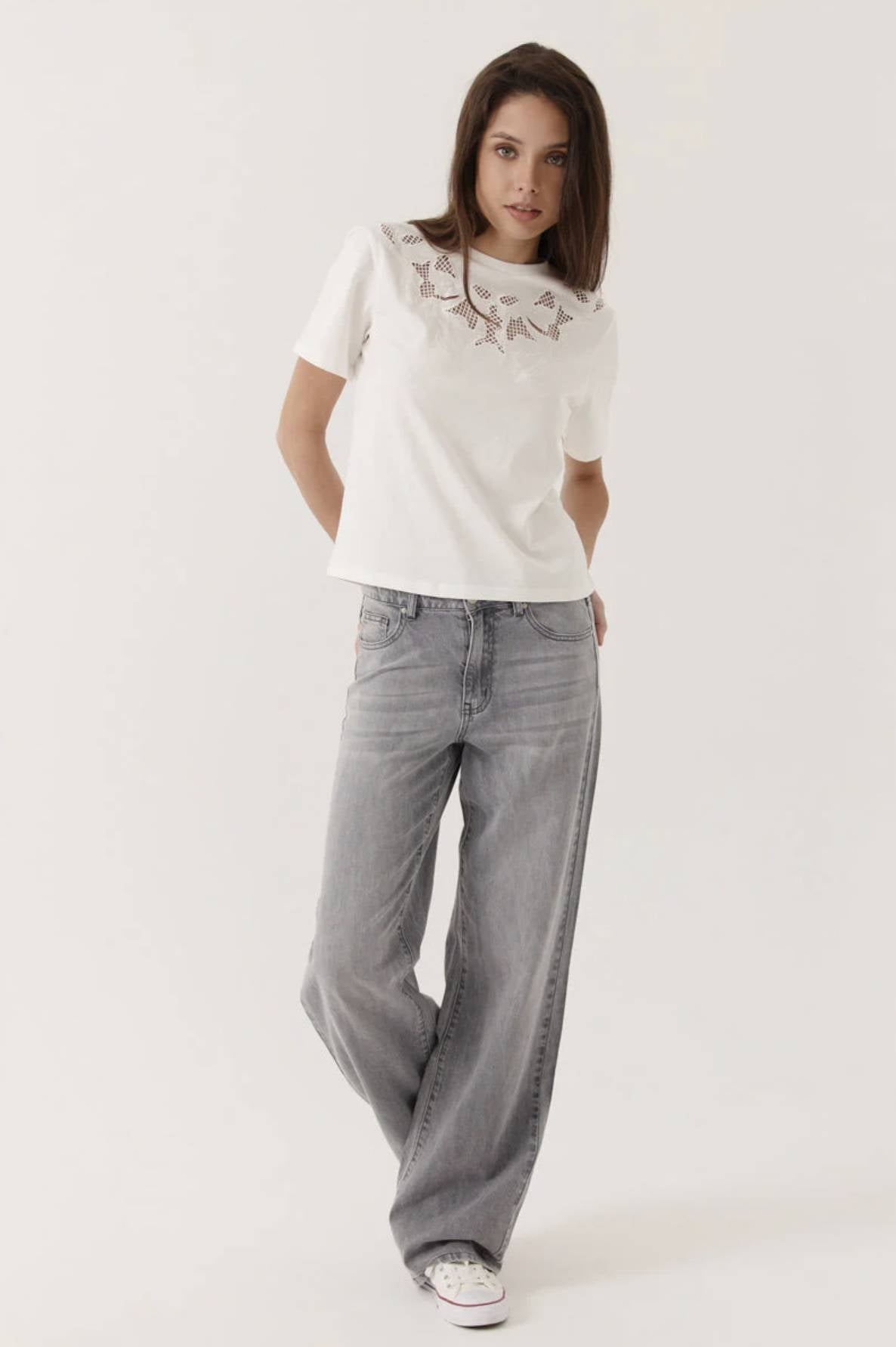 T-shirt ARTLOVE CELYSIA - Cream