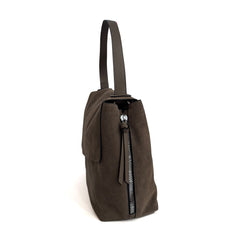 Borsa a spalla REBELLE LAMPETRA Camoscio - Taupe