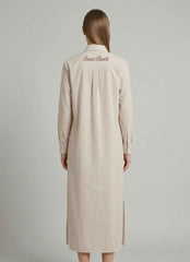 Abito SAINT BARTH ADELINE - Stripes 01293L Bianco/Beige