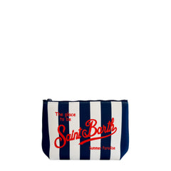 Pochette SAINT BARTH ALINE STRIPES 07817L - Bianco/Blu