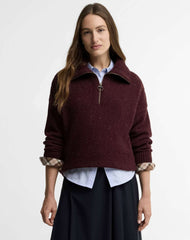 Maglione con zip BARBOUR LKN1579 RE97 - Fig