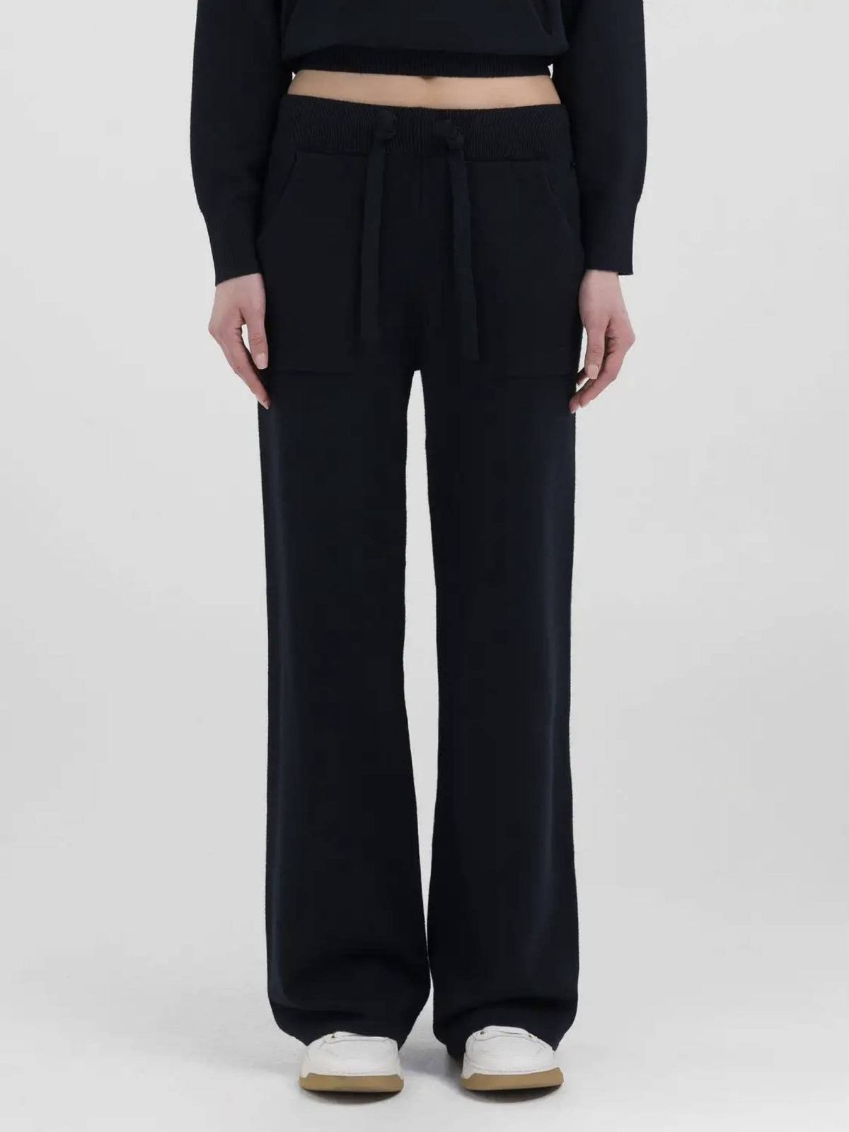 Pantalone in maglia REPLAY DK3303.000.G23372. 970 - Blu