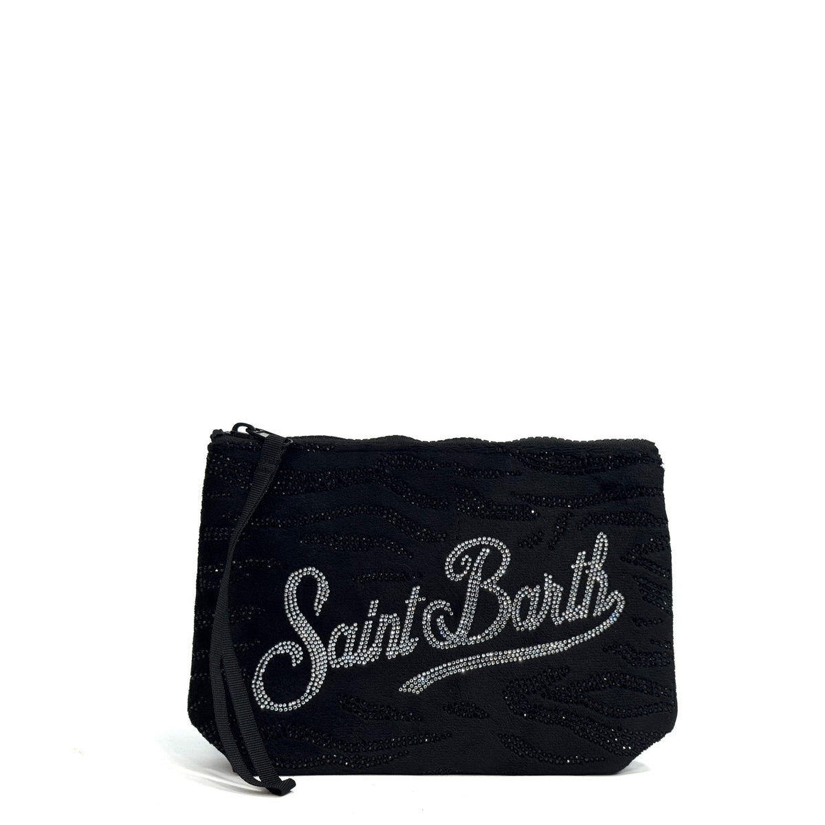 Pochette SAINT BARTH ALINE STRASS - Zebra 00275I
