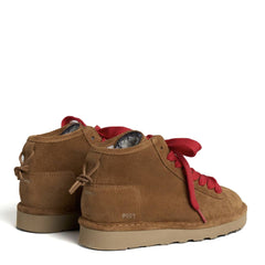 Polacchino P003 PANCHIC Suede Faux Fur  - Cognac