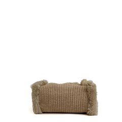 Borsa a mano SAINT BARTH VANITY MINI SHEARLING FUR - Beige 00295I