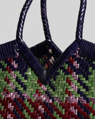 Borsa VIPERA MONET MADRAS - Blu/Green/Barolo/Lilac
