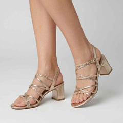 Sandalo con tacco TAMARIS 28329 - Light Gold