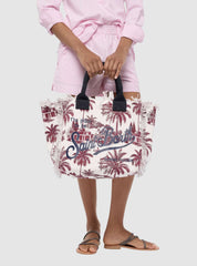 Borsa a spalla SAINT BARTH VANITY 09495L - Bianco/Bordeaux